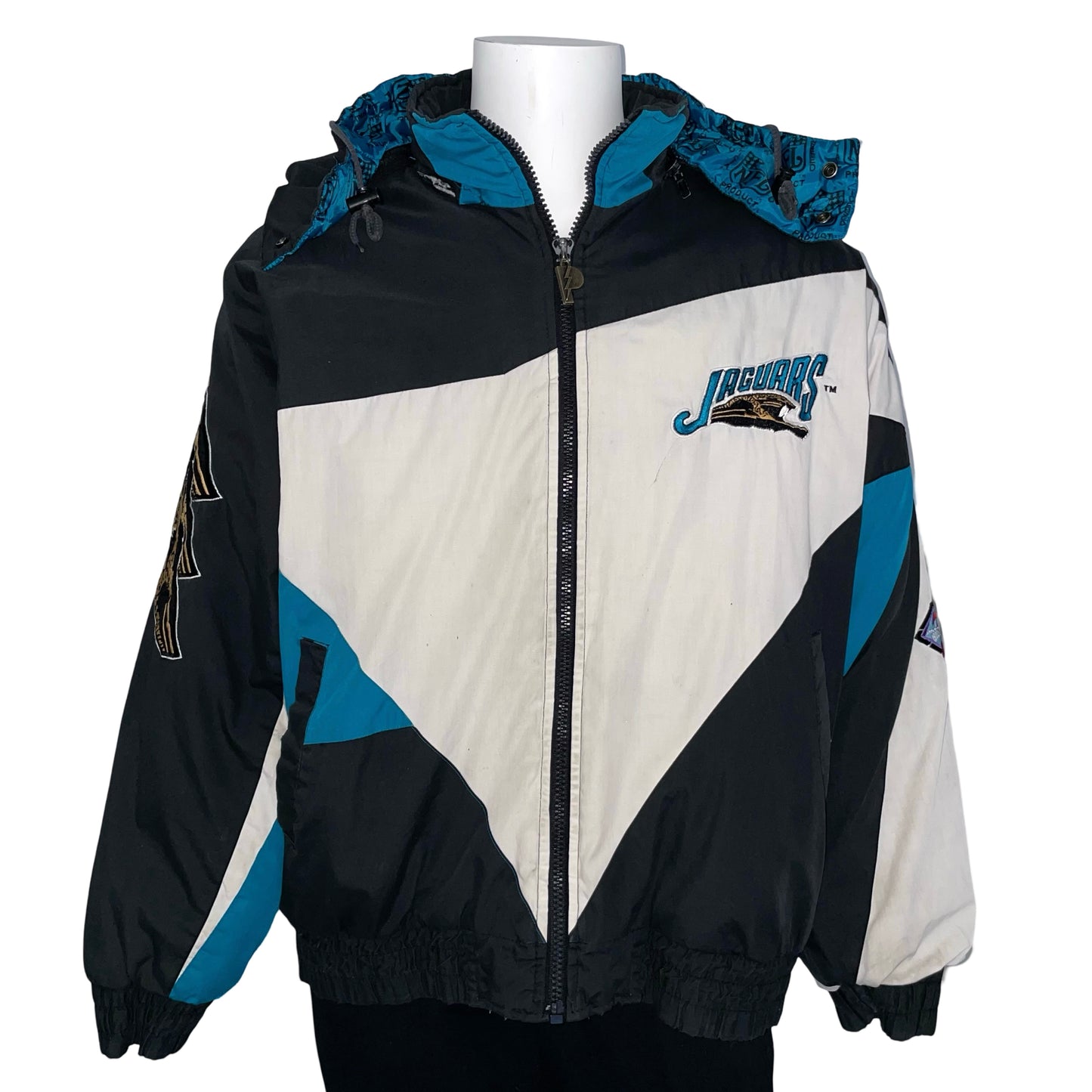 Vintage Jacksonville Jaguars banned logo PRO PLAYER jacket size XL