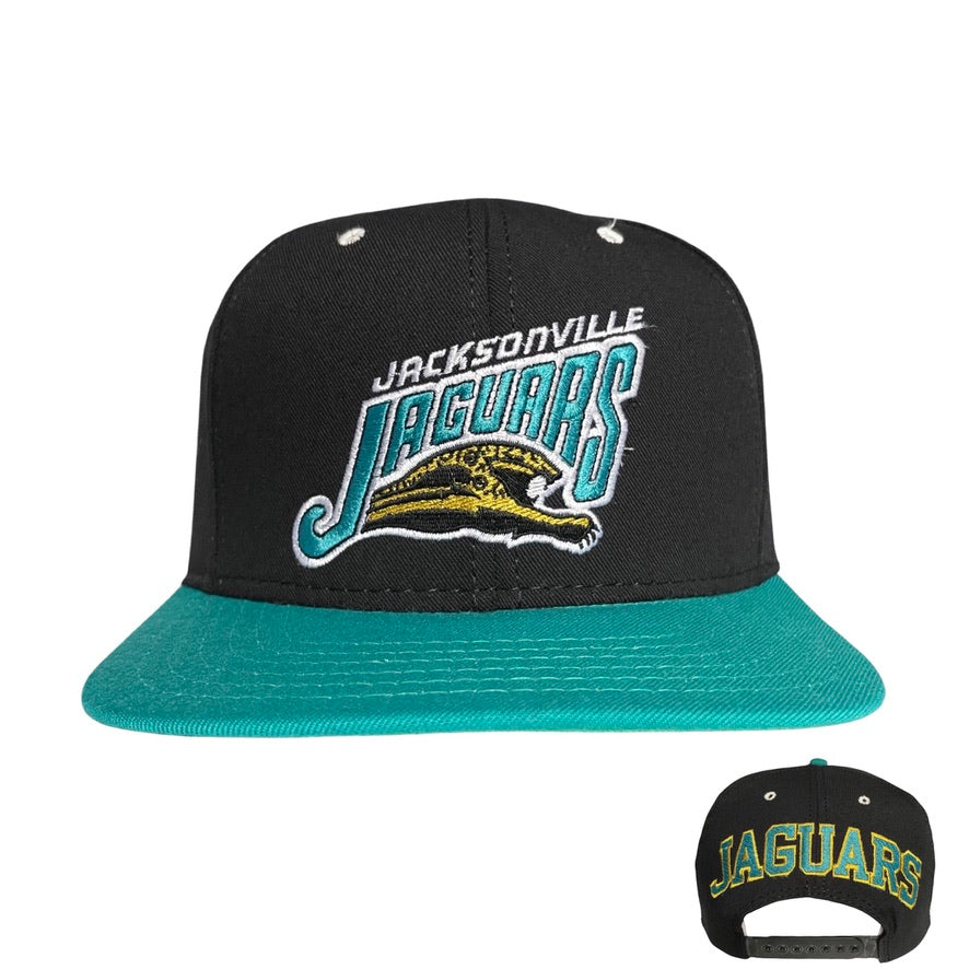 Vintage Jacksonville Jaguars AMERICAN NEEDLE "Blockhead" banned logo hat