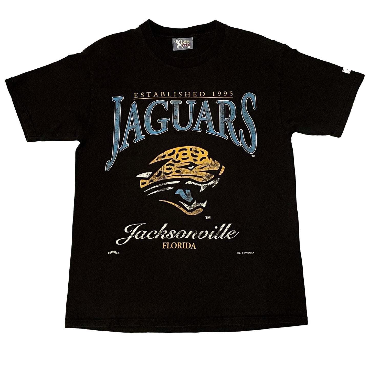Jacksonville Jaguars 1995 Nutmeg shirt LARGE