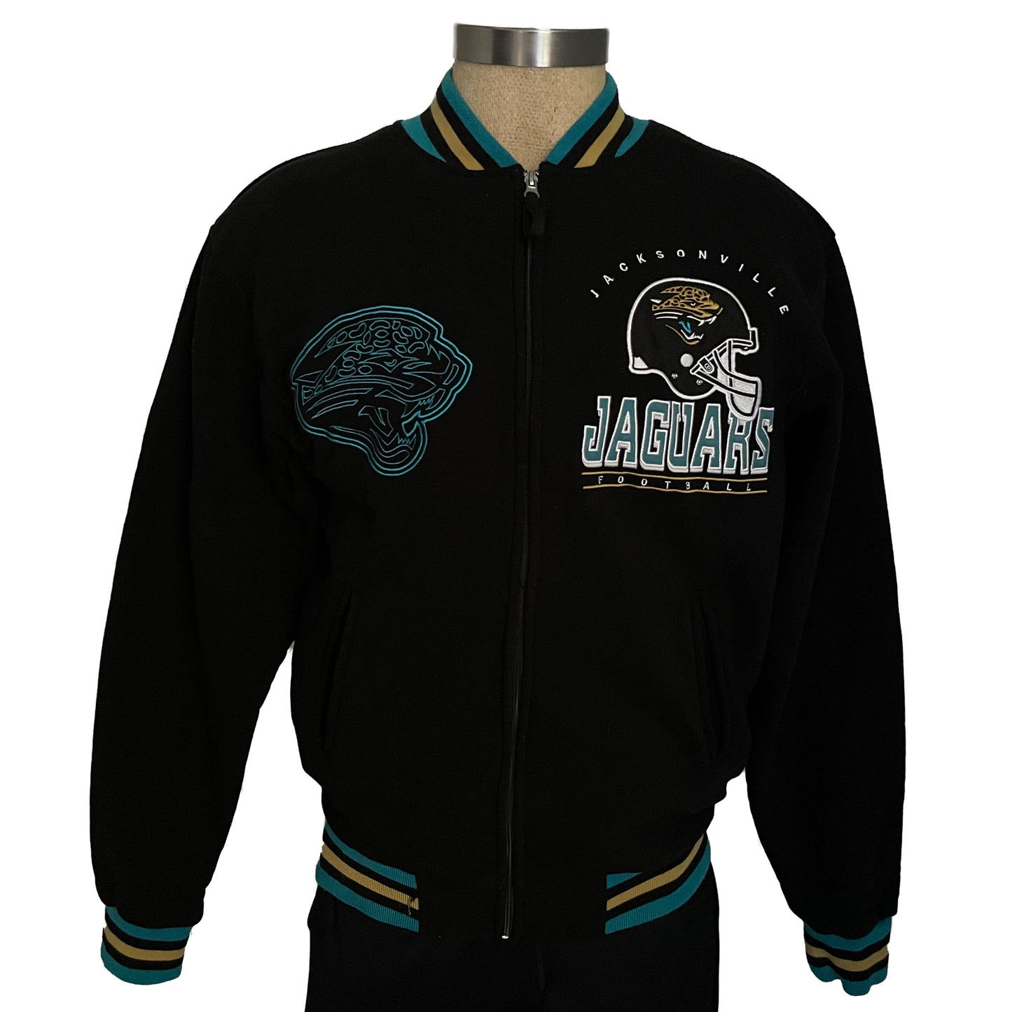 Vintage Jacksonville Jaguars embroidered jacket size SMALL