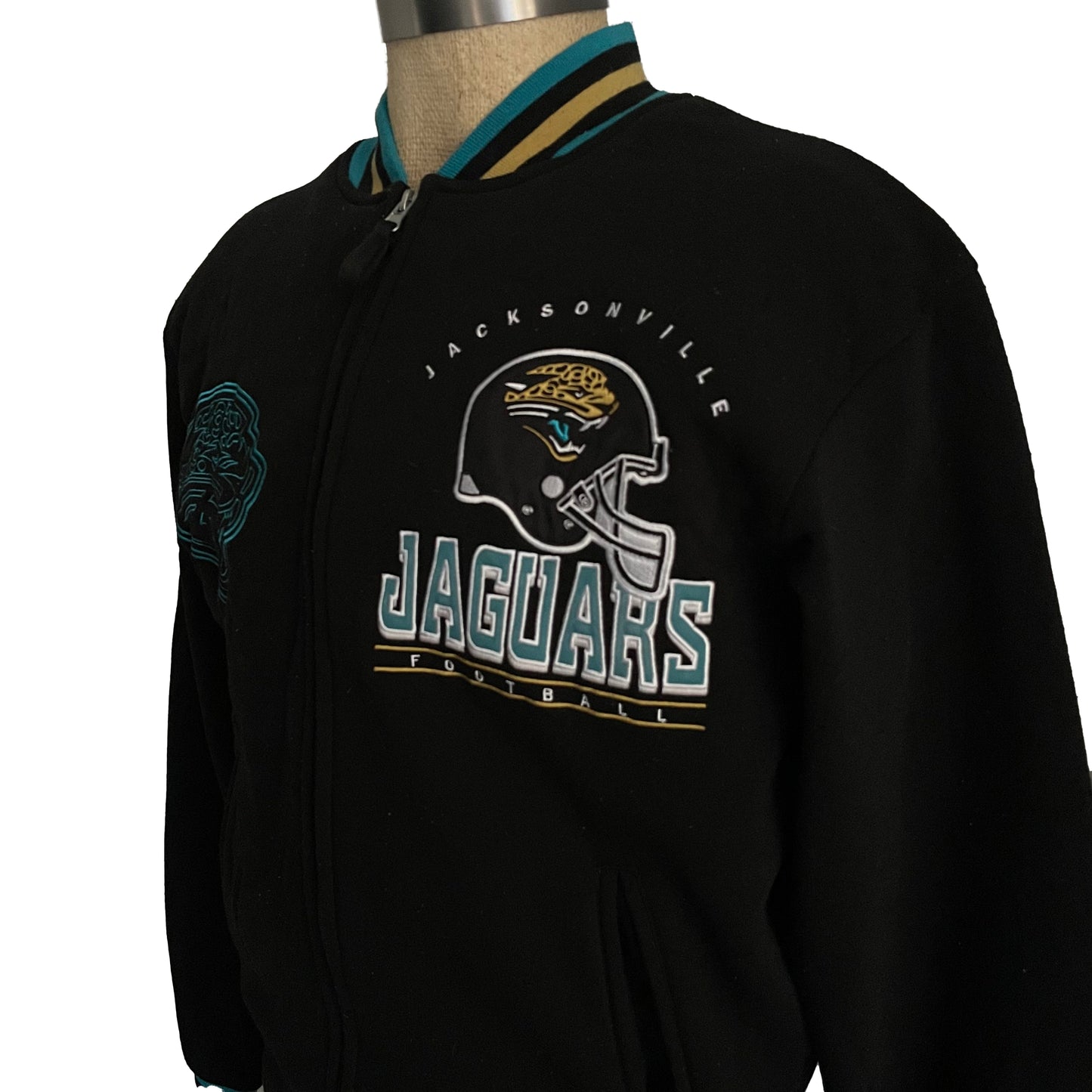 Vintage Jacksonville Jaguars embroidered jacket size SMALL