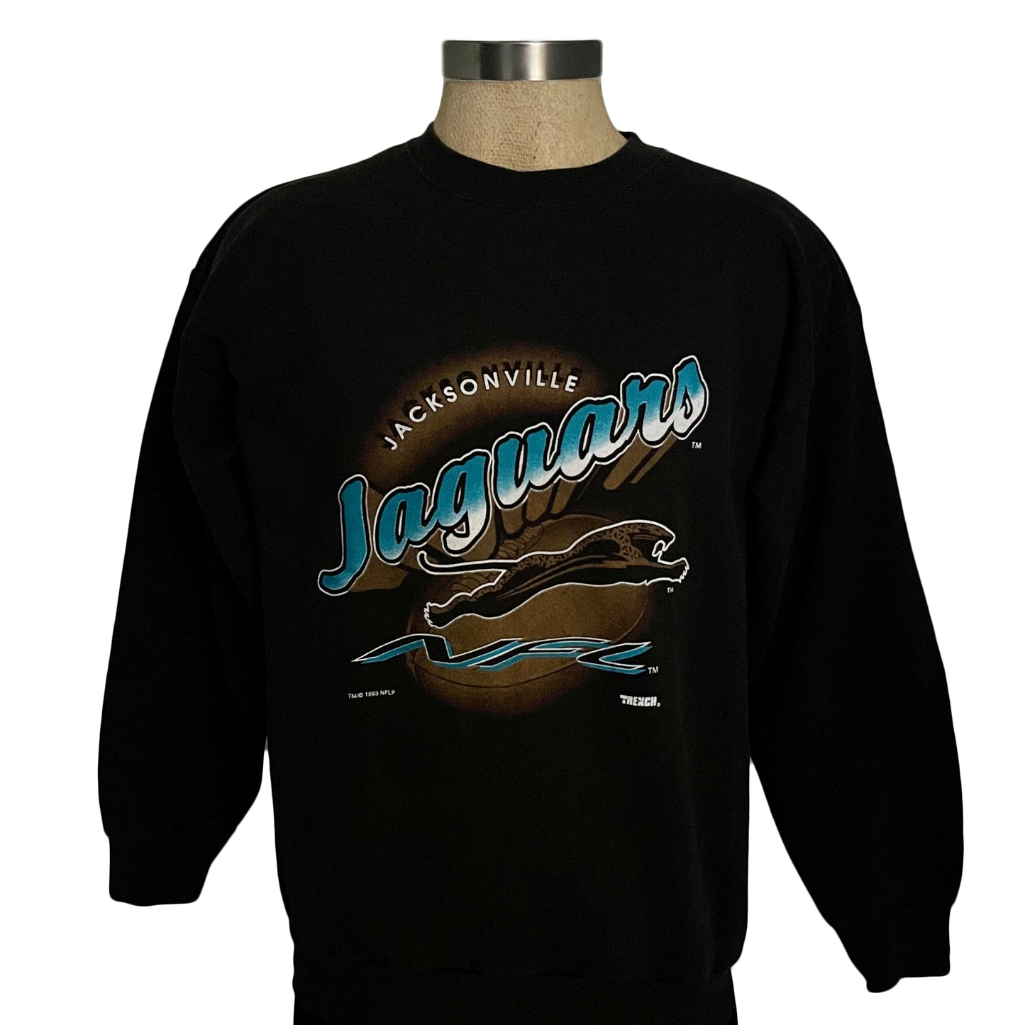 Vintage 90s Cotton Mix Black Salem Sportswear Jacksonville Jaguar