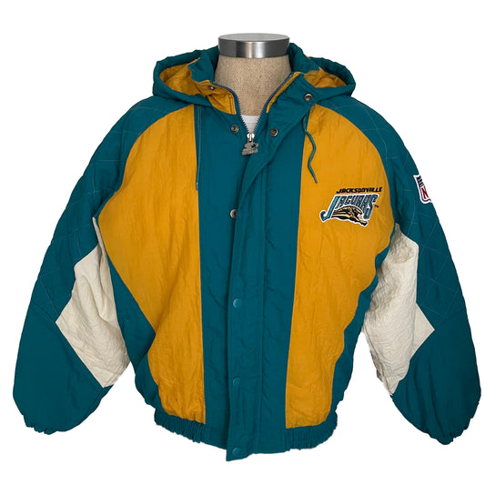 Vintage Jacksonville Jaguars banned logo STARTER jacket size MEDIUM