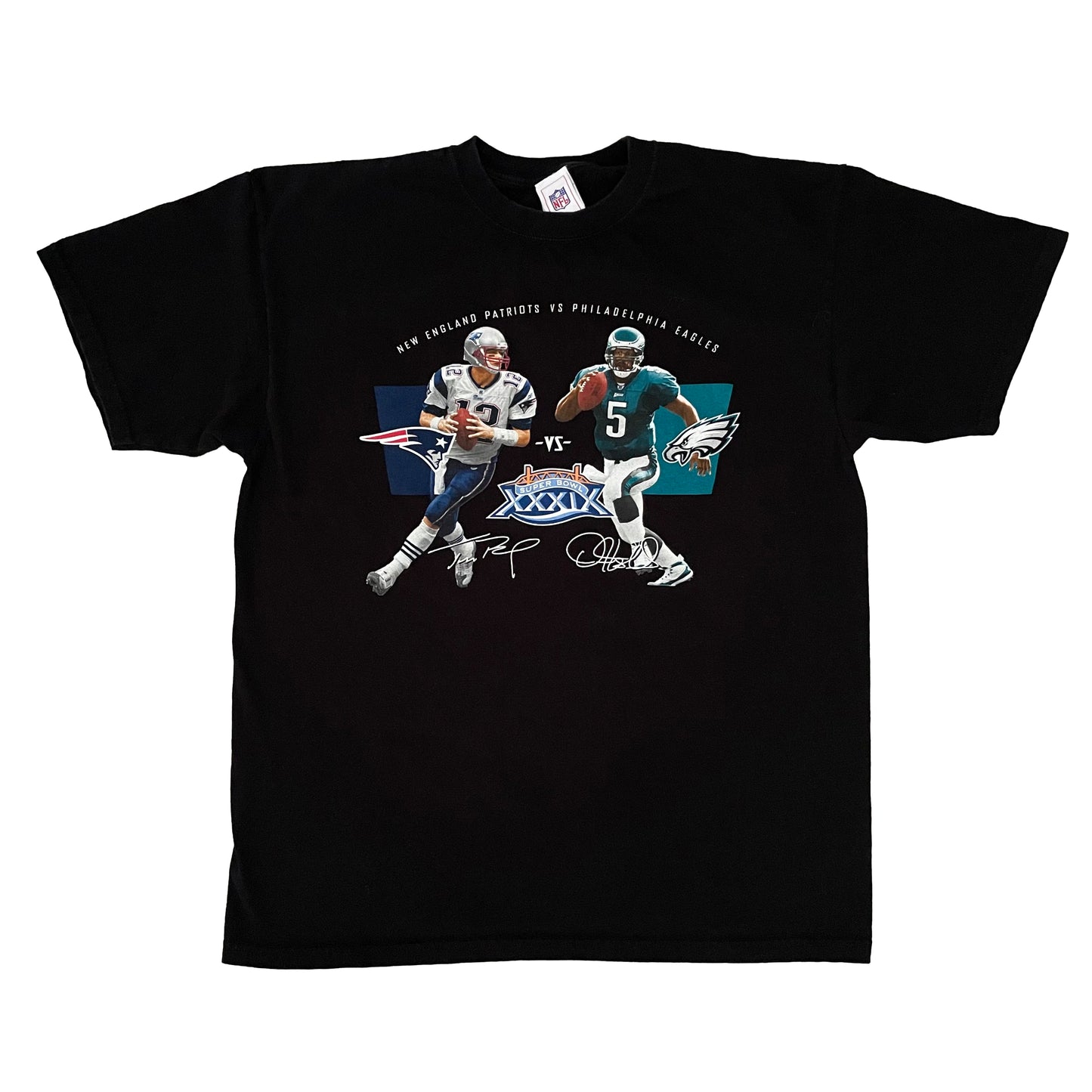 Philadelphia Eagles New England Patriots SUPER BOWL XXXIX shirt