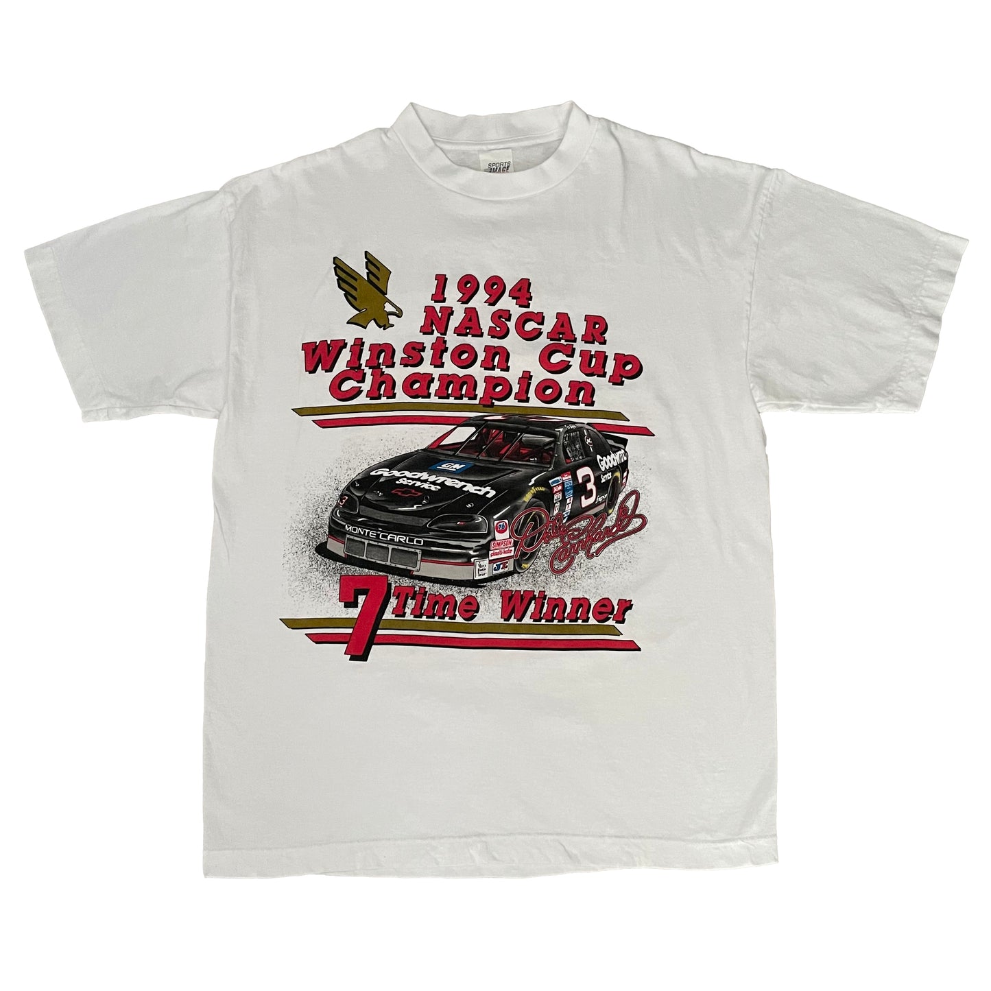 Dale Earnhardt 1994 two-sided NASCAR shirt