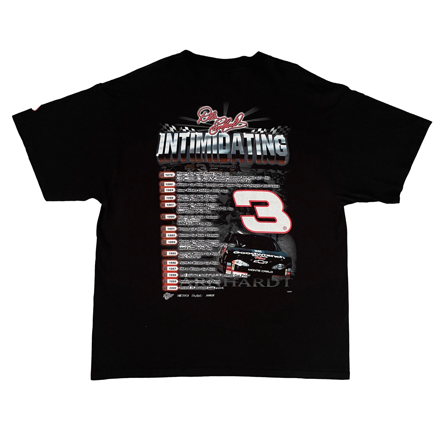 Dale Earnhardt two-sided NASCAR shirt