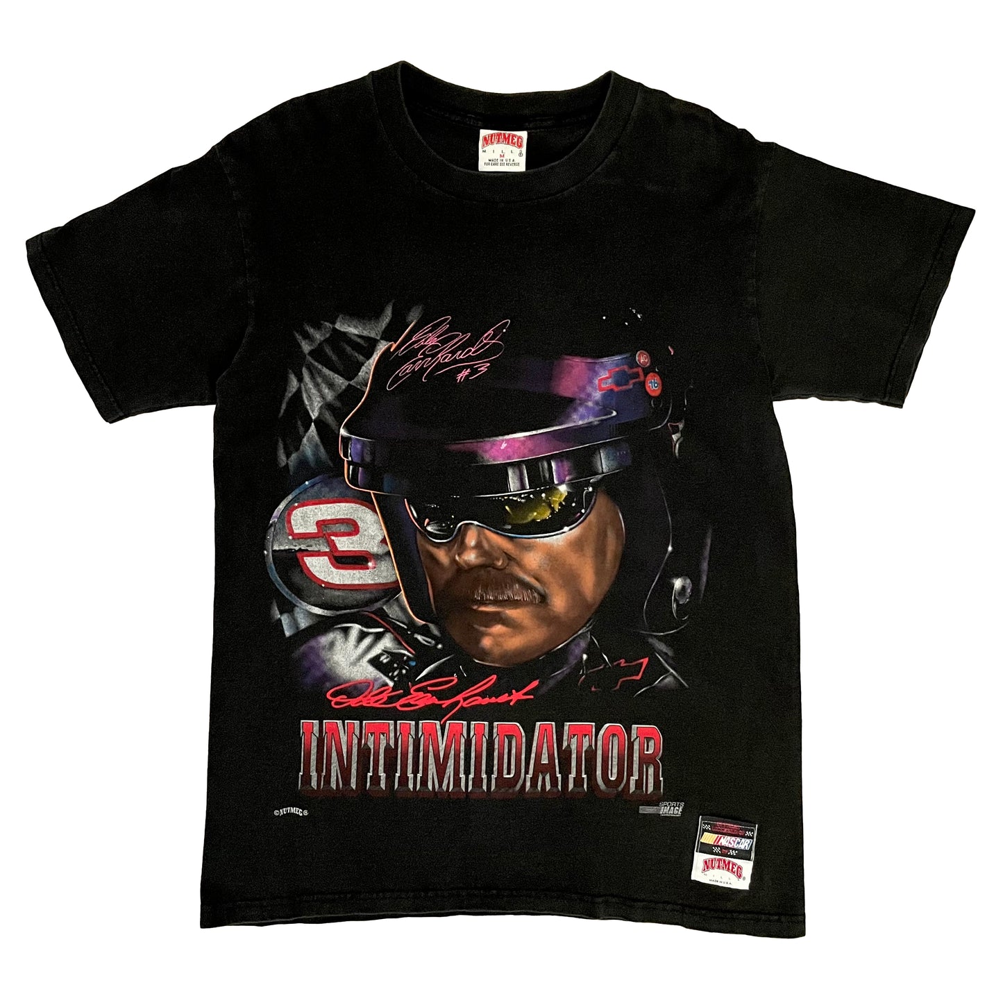 Dale Earnhardt NUTMEG Intimidator NASCAR shirt