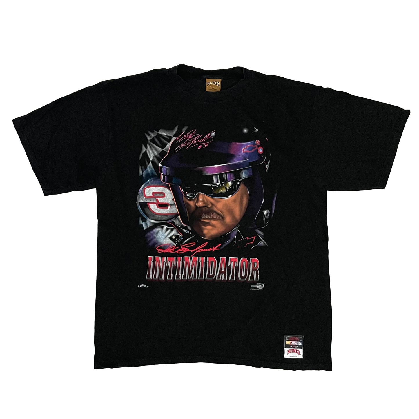 Dale Earnhardt NUTMEG Intimidator NASCAR shirt