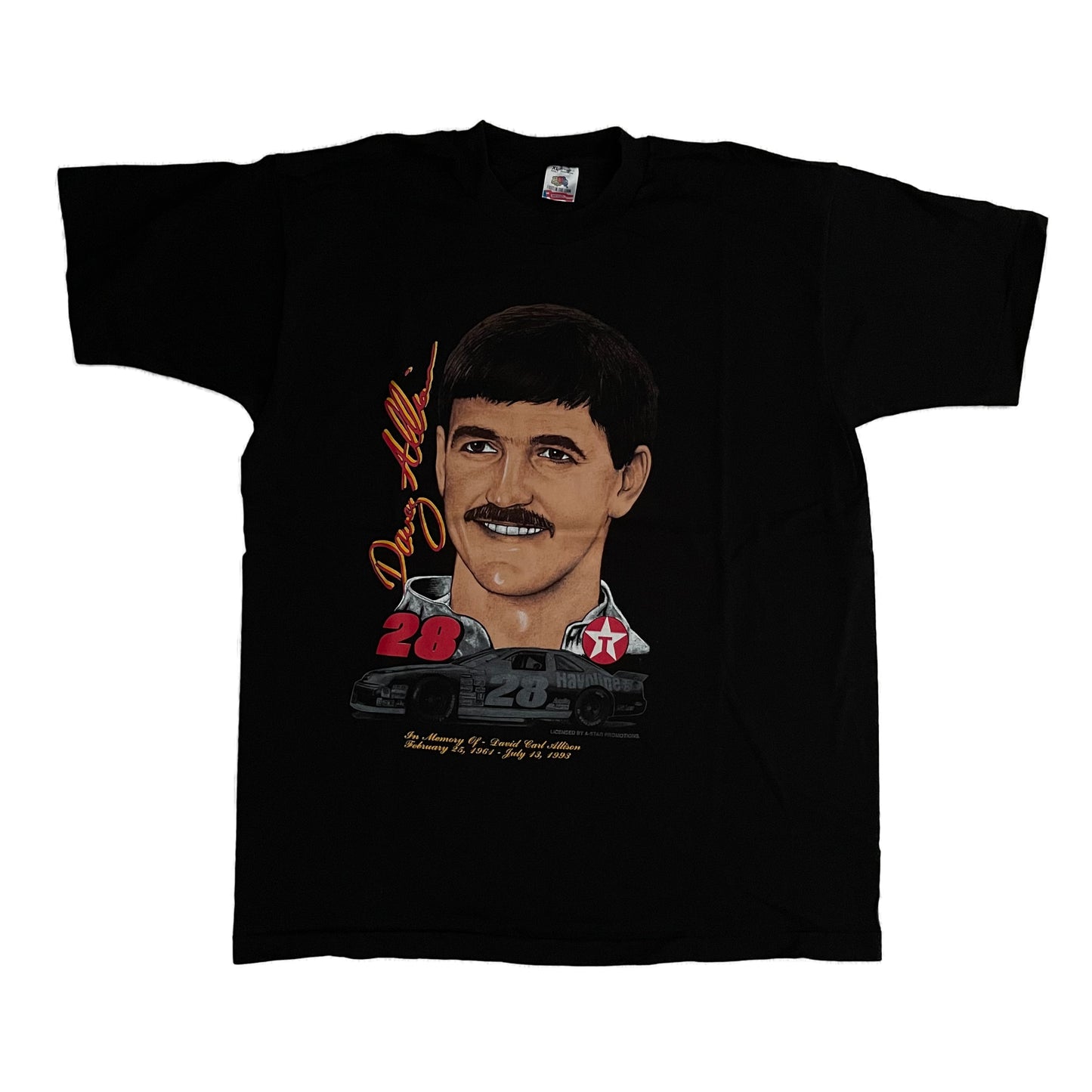 Davey Allison memorial NASCAR shirt