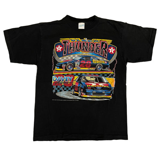 Davey Allison Black Thunder two-sided NASCAR shirt