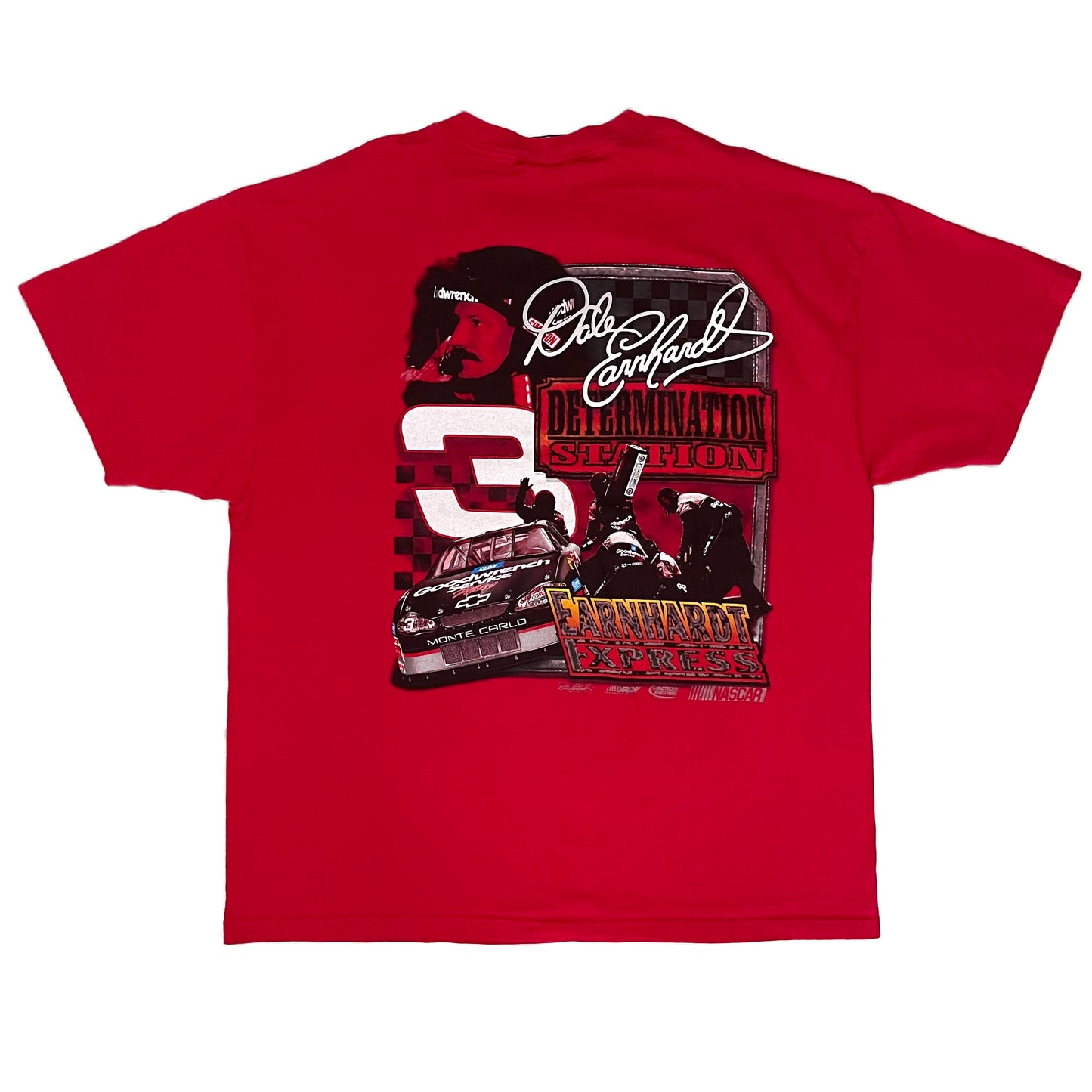 Dale Earnhardt NASCAR two-sided shirt