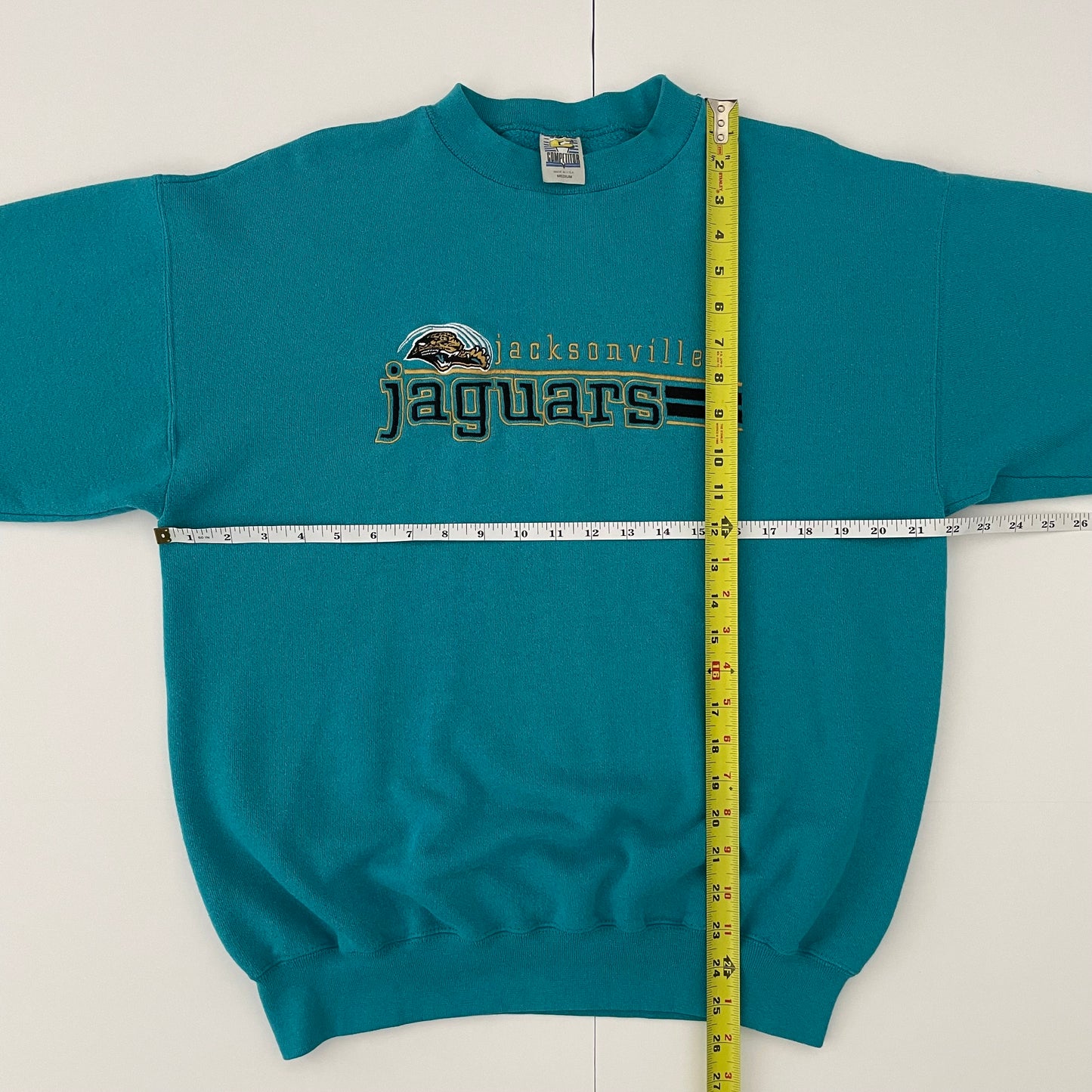 Vintage Jacksonville Jaguars embroidered sweatshirt size MEDIUM