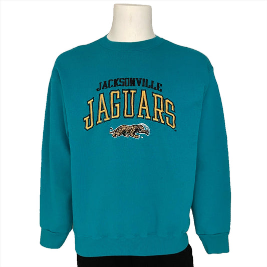 Vintage Jacksonville Jaguars embroidered LOGO 7 sweatshirt size LARGE