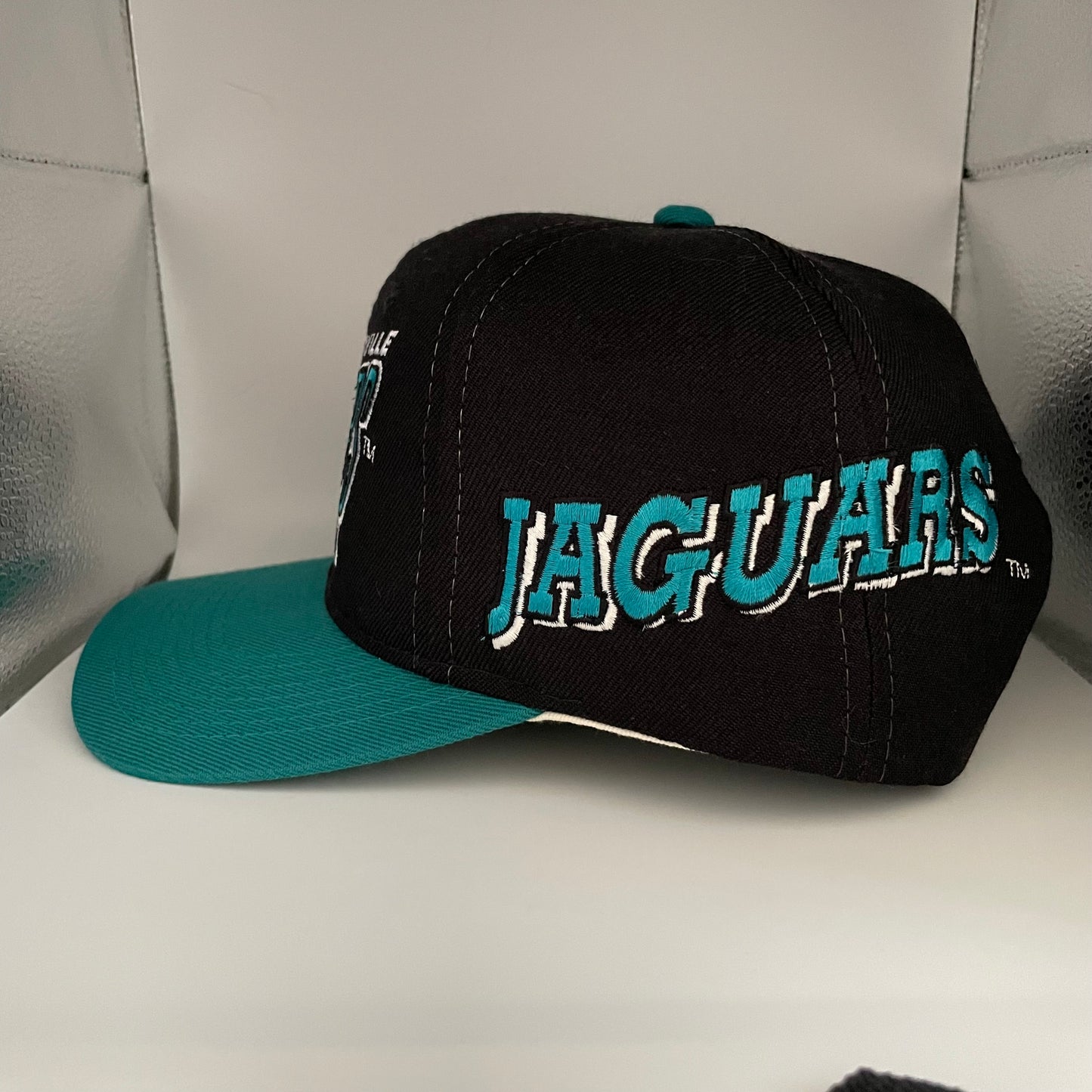Vintage Jacksonville Jaguars banned logo SPORTS SPECIALTIES "Side Wave" hat