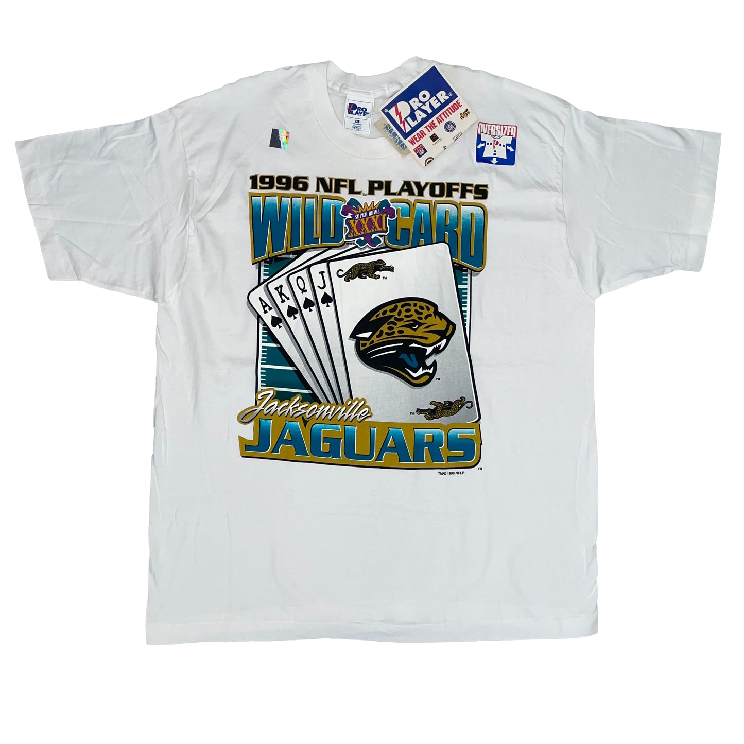 Jacksonville Jaguars DEADSTOCK 1996 Wild Card shirt XL