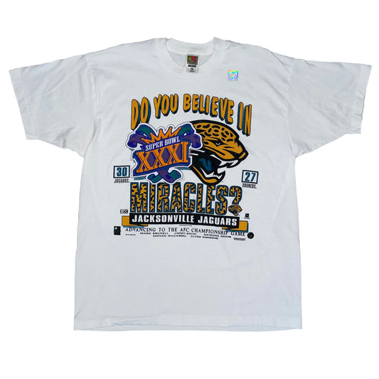 Jacksonville Jaguars 1996 Miracles shirt XL