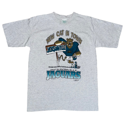 Jacksonville Jaguars 1994 New Cat In Town banned logo shirt XL