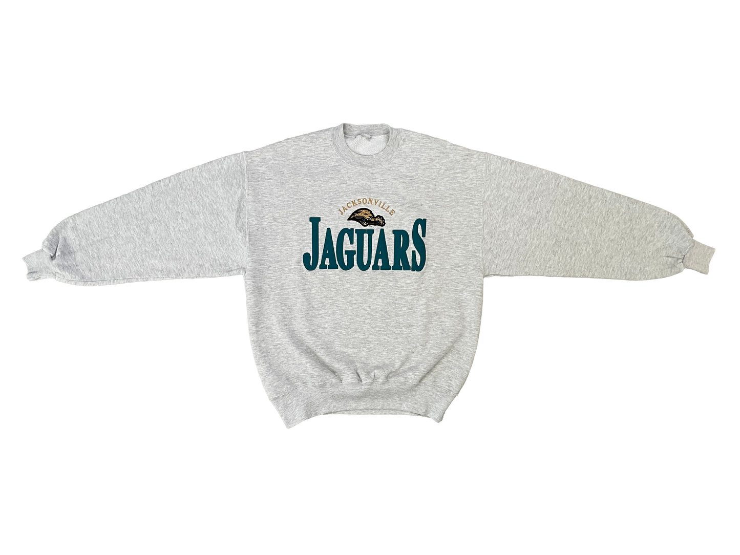 Jacksonville Jaguars EMBROIDERED sweatshirt size MEDIUM