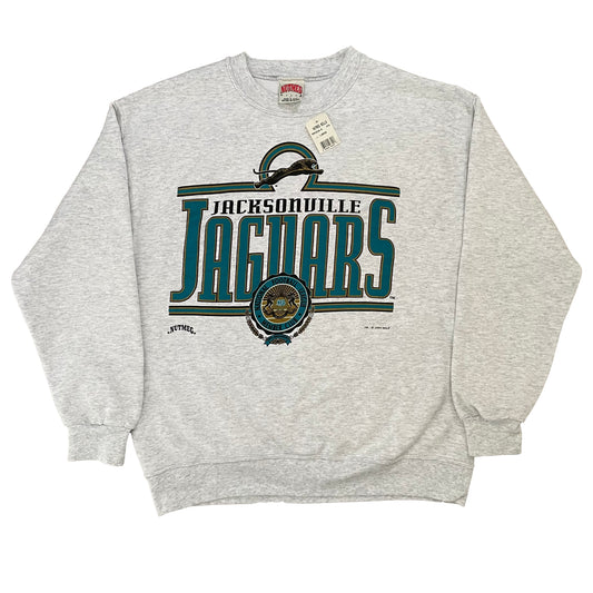 Jacksonville Jaguars DEADSTOCK 1993 Nutmeg sweatshirt size LARGE