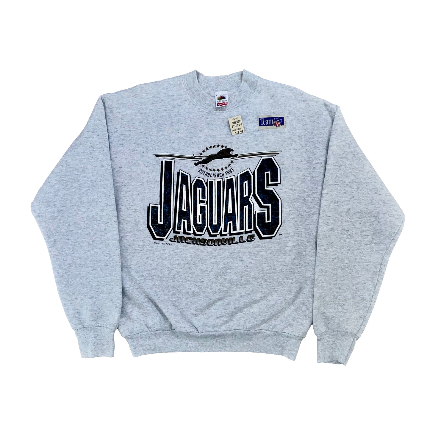 Jacksonville Jaguars DEADSTOCK 1993 sweatshirt size MEDIUM