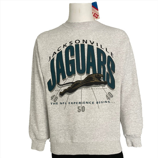 Vintage Jacksonville Jaguars DEADSTOCK banned logo sweatshirt size MEDIUM