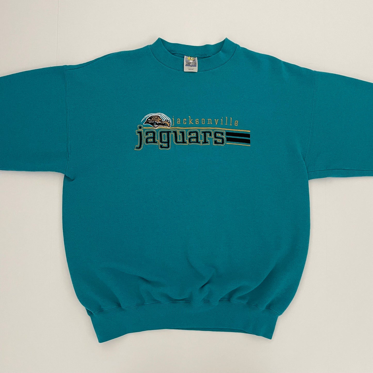 Vintage Jacksonville Jaguars embroidered sweatshirt size MEDIUM