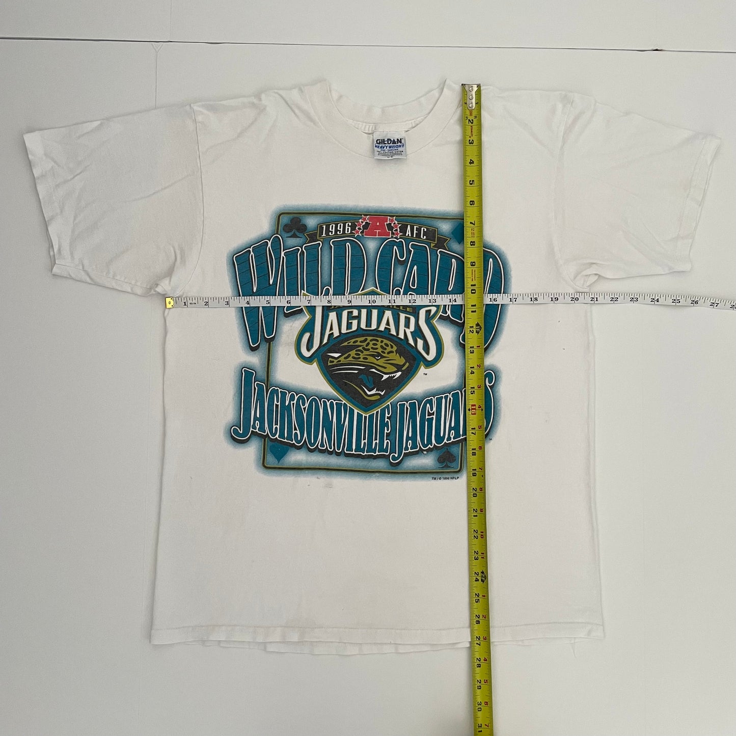 Vintage Jacksonville Jaguars 1996 Wild Card shirt size MEDIUM