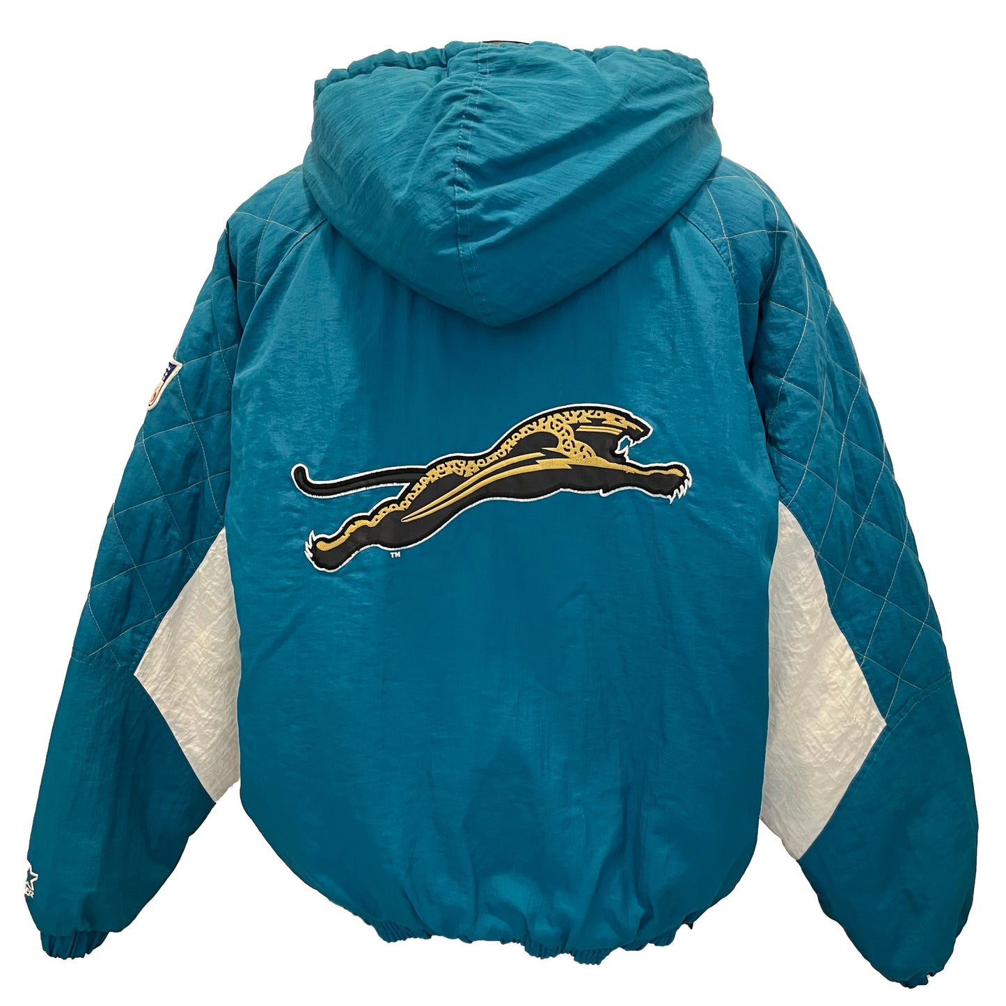 Jacksonville Jaguars STARTER banned logo puffer jacket size XL