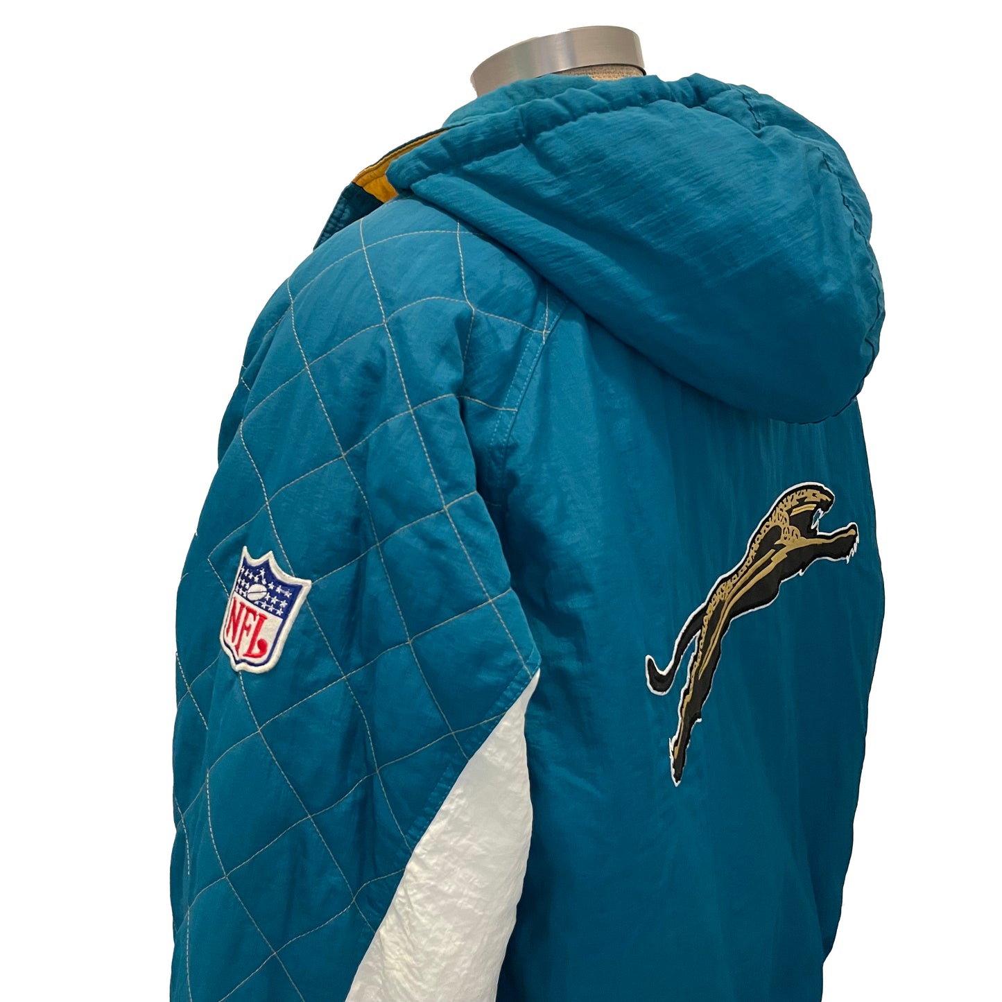 Jacksonville Jaguars STARTER banned logo puffer jacket size XL