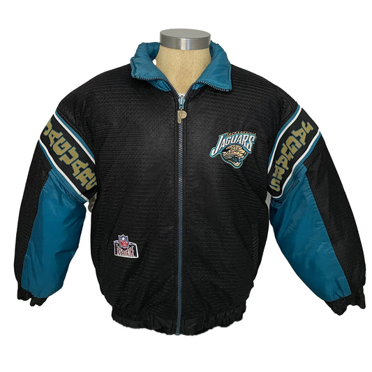 Jacksonville Jaguars REVERSIBLE Pro Player puffer jacket size LARGE