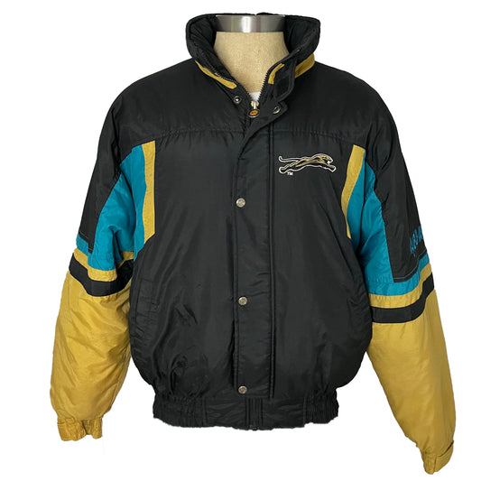 Jacksonville Jaguars banned logo puffer jacket size LARGE