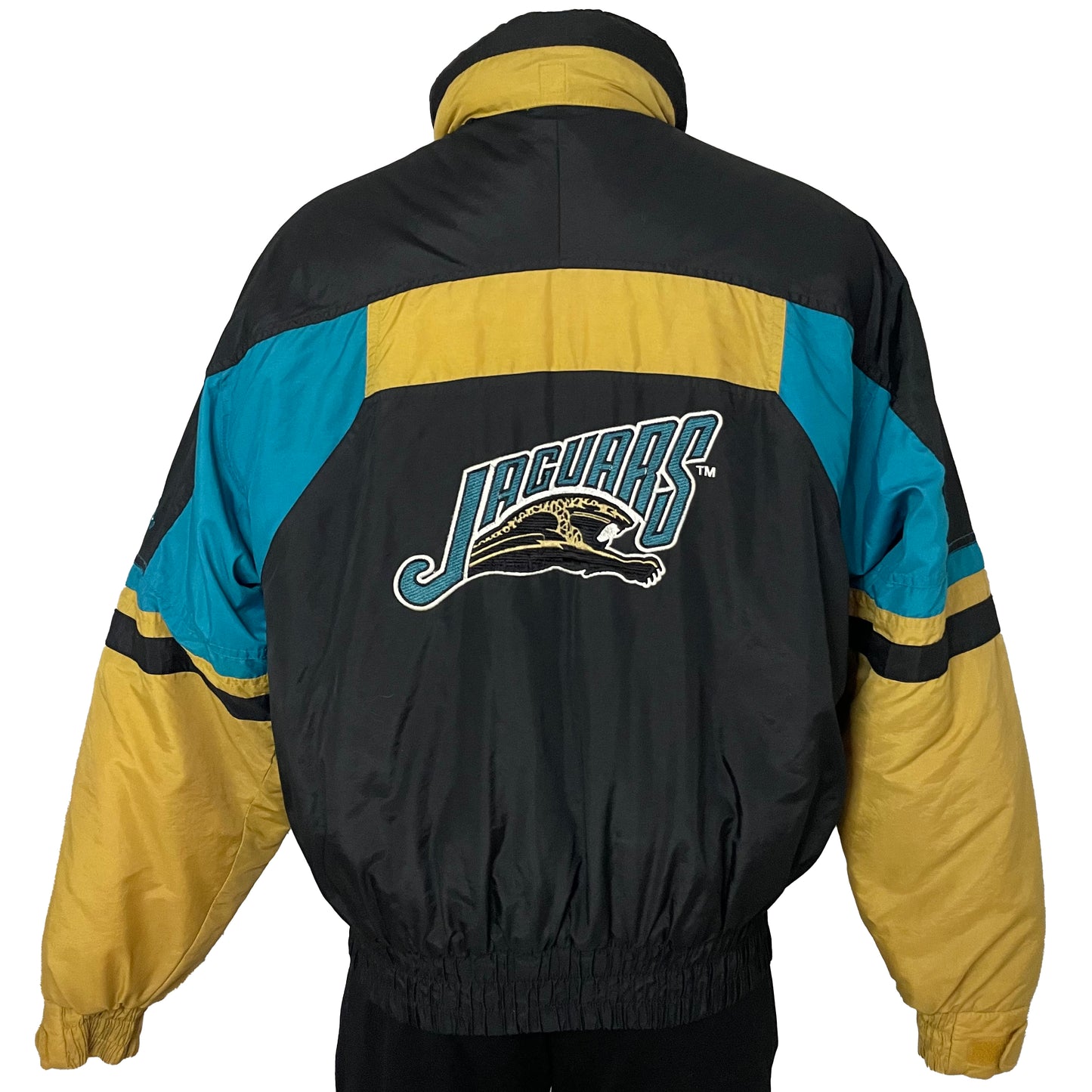 Jacksonville Jaguars banned logo puffer jacket size LARGE