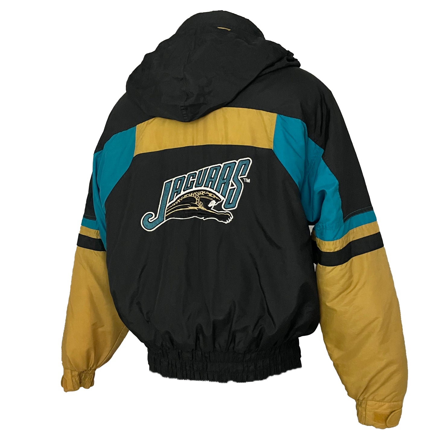 Jacksonville Jaguars banned logo puffer jacket size LARGE