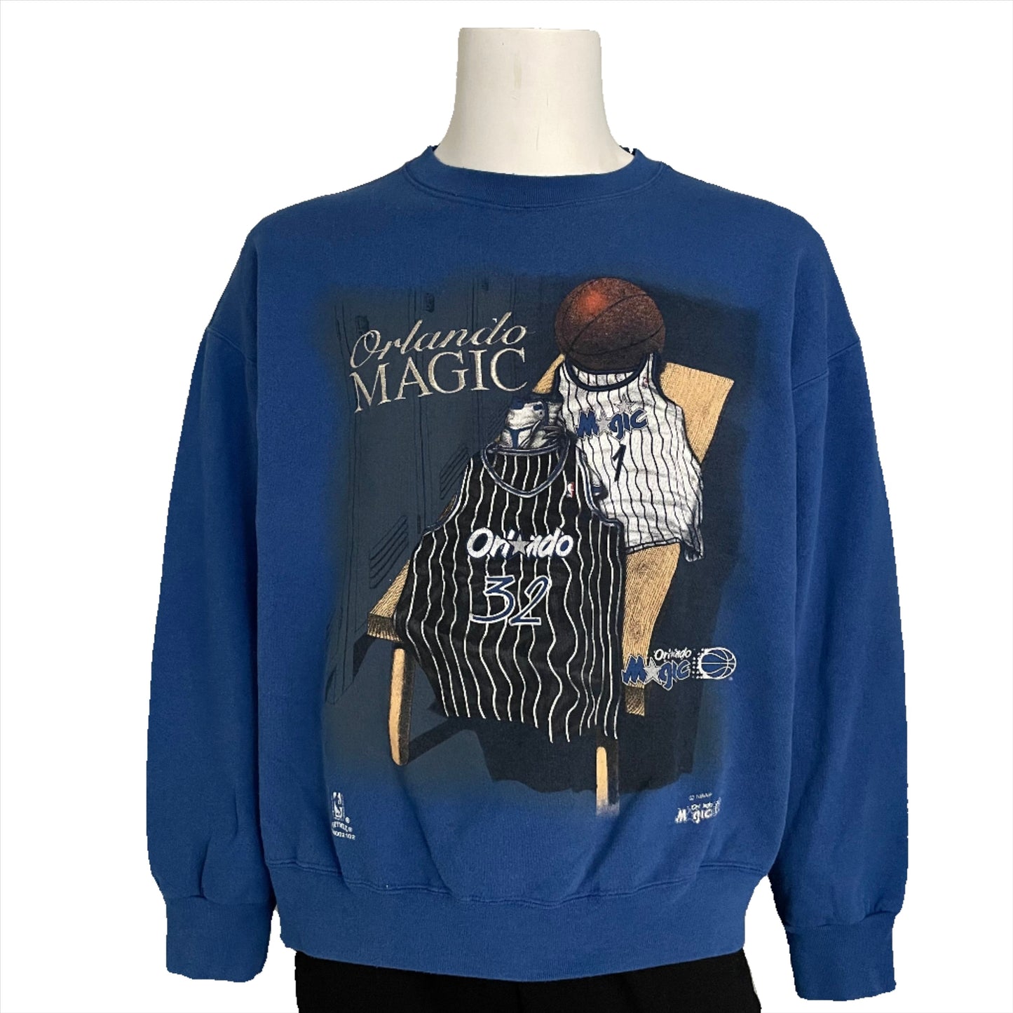 Vintage Orlando Magic NUTMEG sweatshirt size LARGE