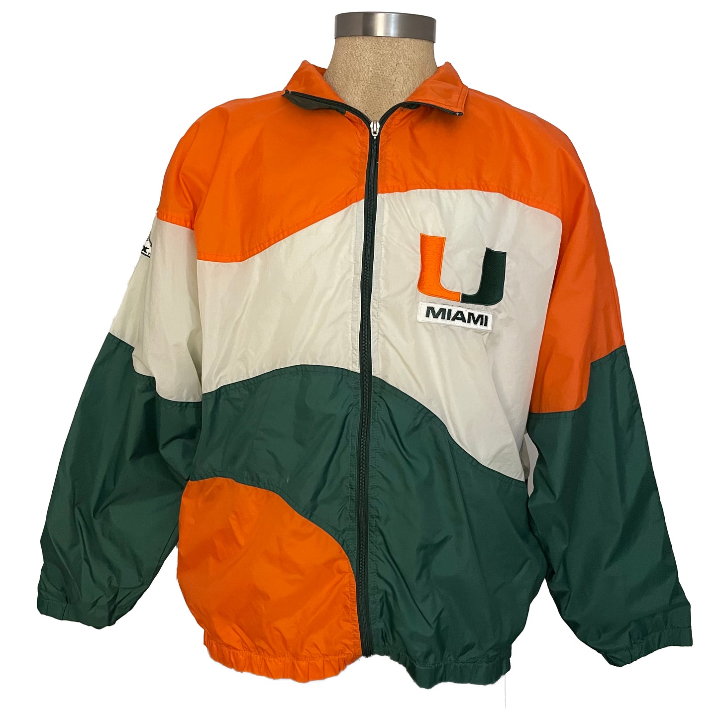 Miami Hurricanes UM APEX windbreaker size XL