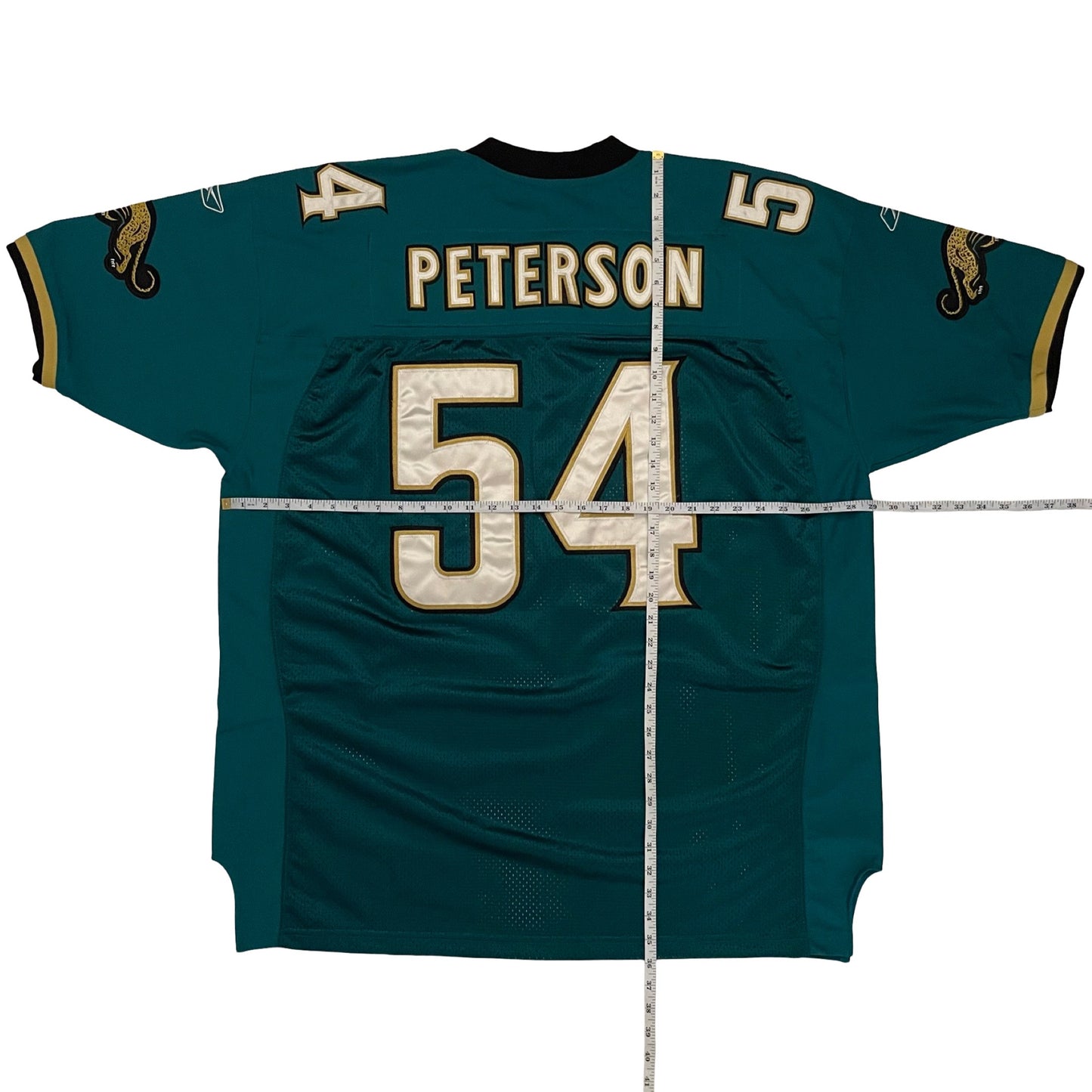 Vintage Jacksonville Jaguars Stitched DEADSTOCK Mike Peterson jersey size 2XL