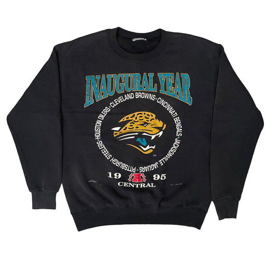 Vintage Jacksonville Jaguars 1995 Inaugural Year NUTMEG sweatshirt size MEDIUM