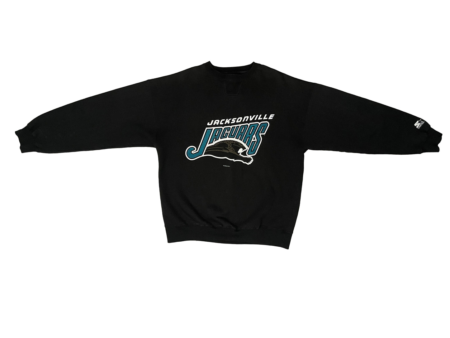 Vintage Jacksonville Jaguars 1993 banned logo STARTER sweatshirt size XL