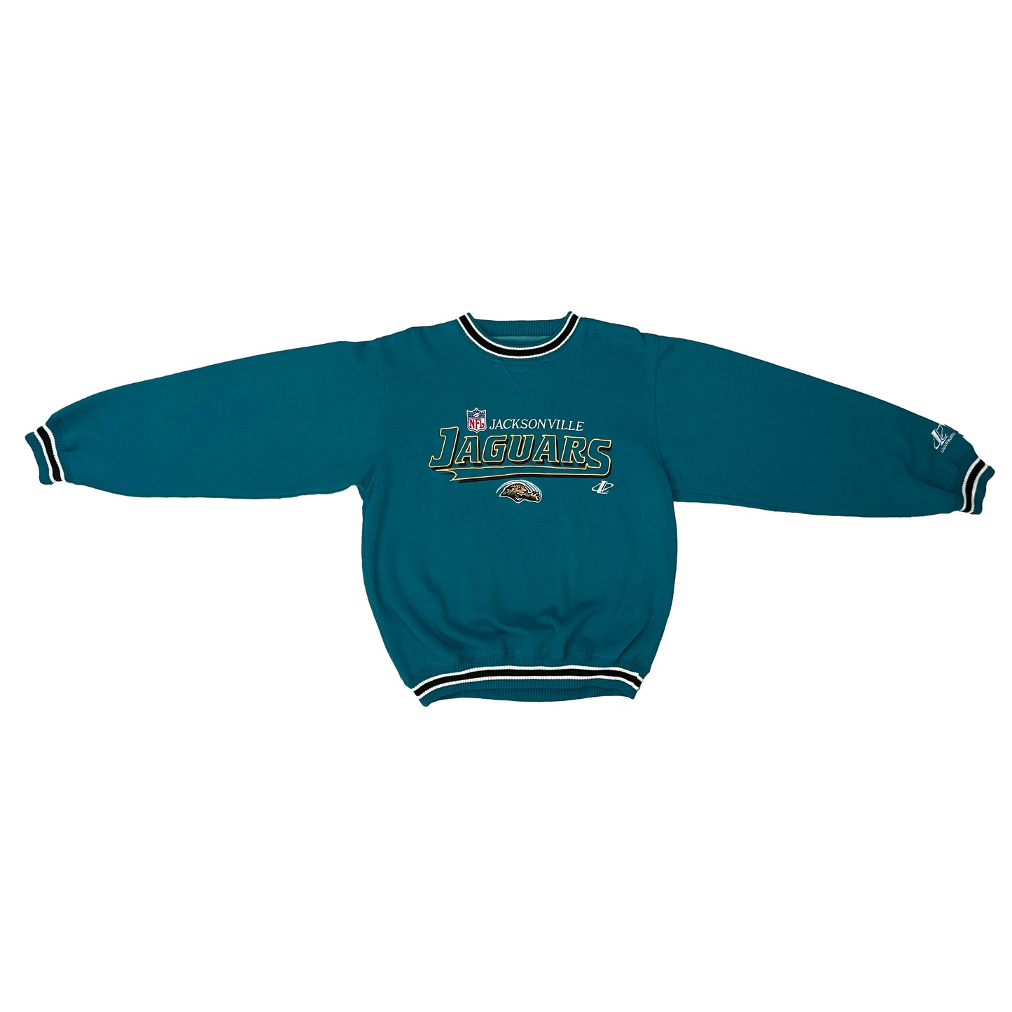 Vintage Jacksonville Jaguars Embroidered LOGO ATHLETIC sweatshirt size MEDIUM