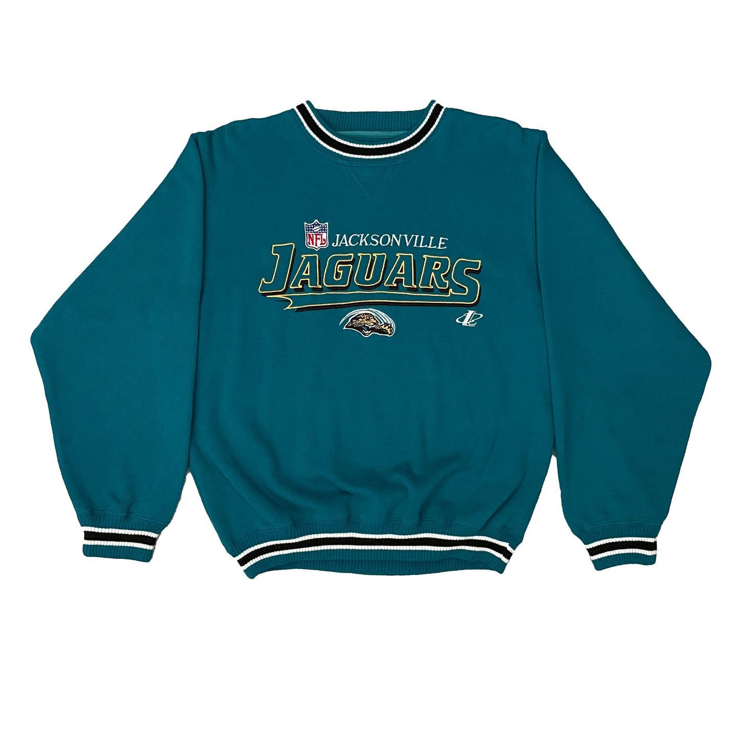 Vintage Jacksonville Jaguars Embroidered LOGO ATHLETIC sweatshirt size MEDIUM