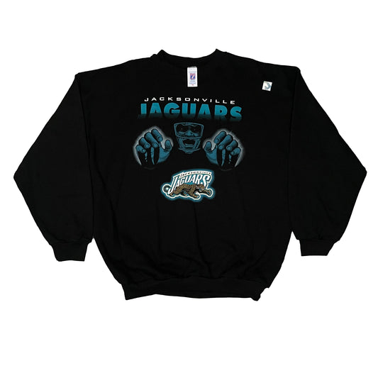 Vintage Jacksonville Jaguars DEADSTOCK LOGO 7 sweatshirt size 2XL