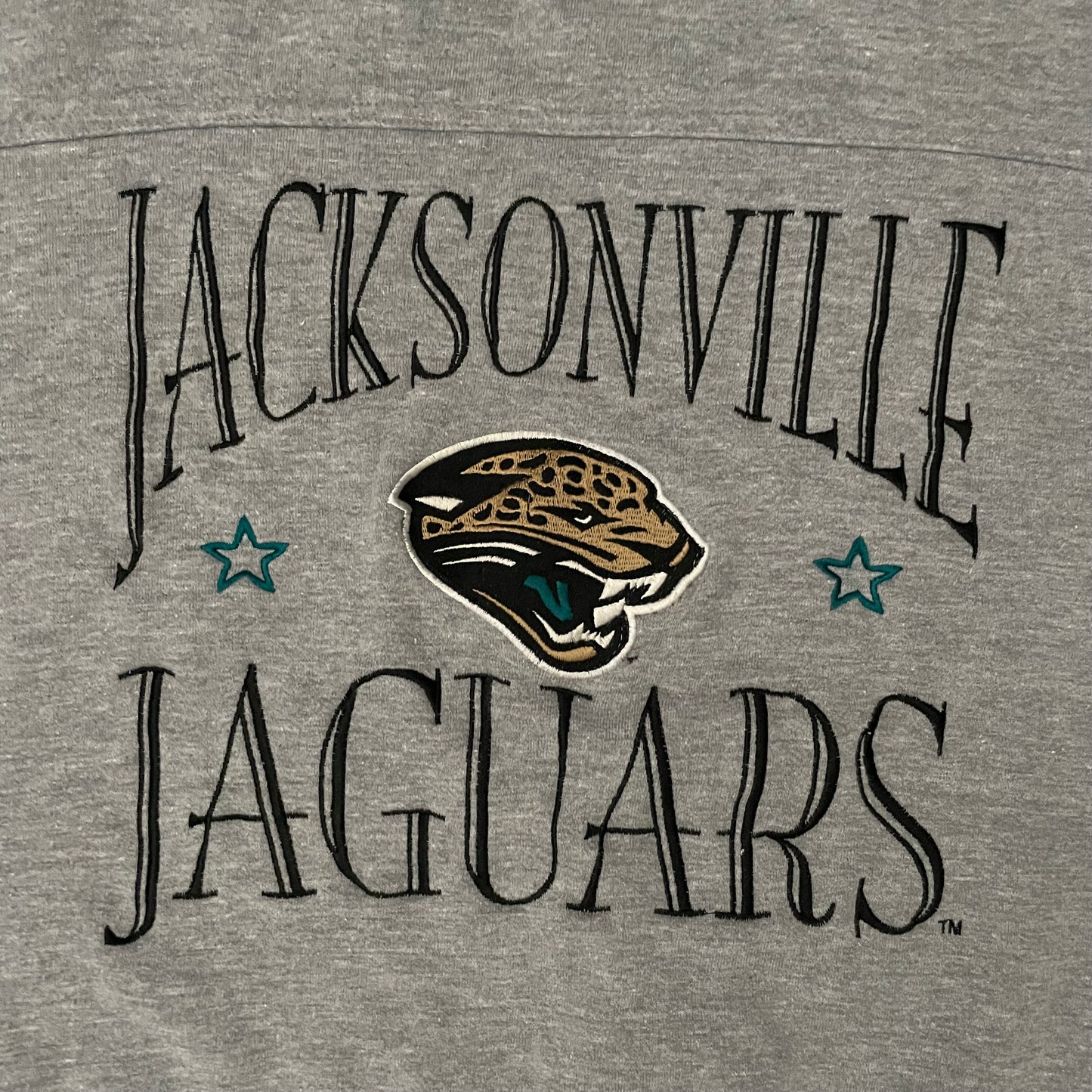 Vintage Jacksonville Jaguars Embroidered sweatshirt size MEDIUM