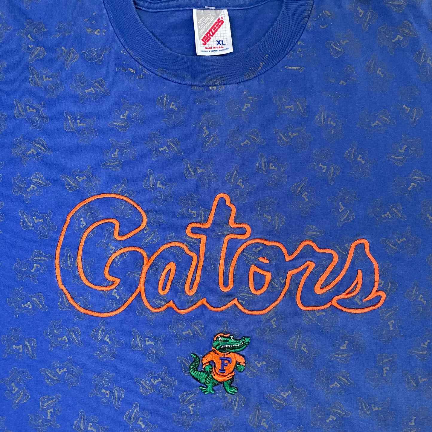 Florida Gators UF EMBROIDERED AOP shirt size XL