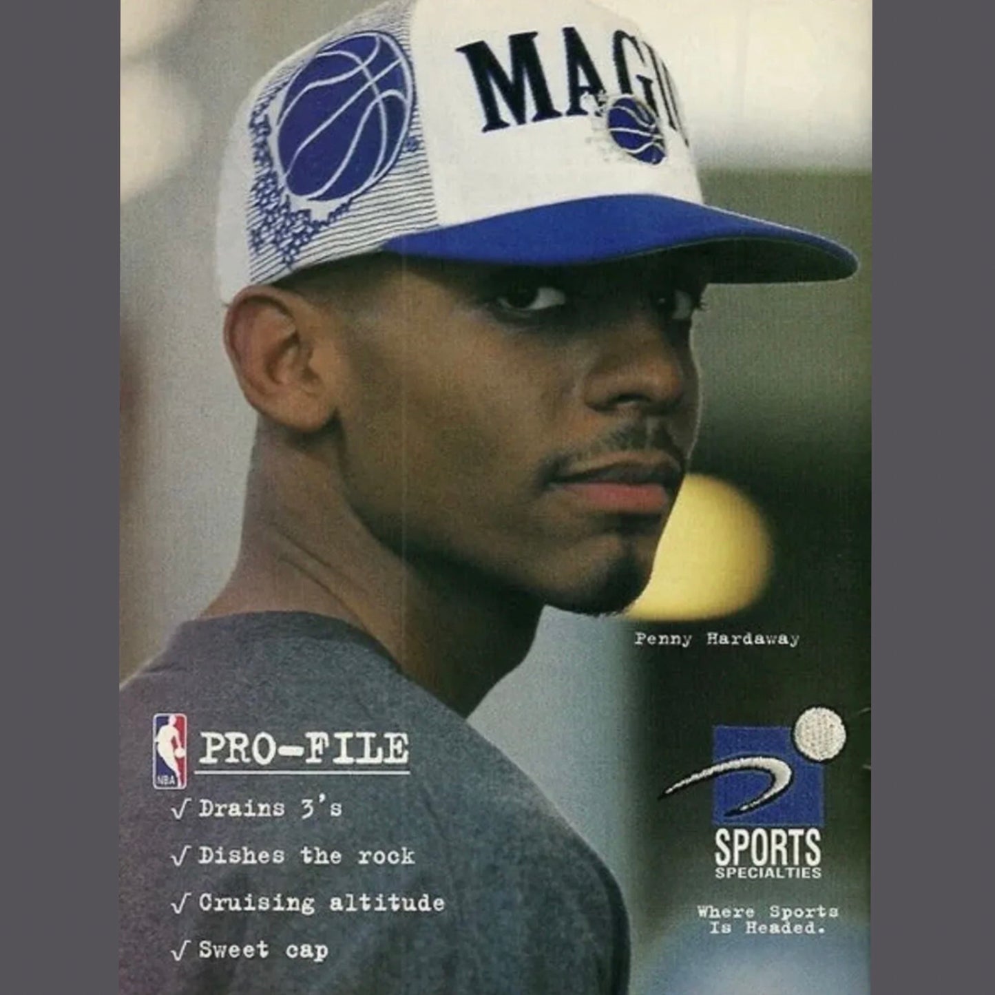 Vintage Orlando Magic SPORTS SPECIALTIES "Laser" hat