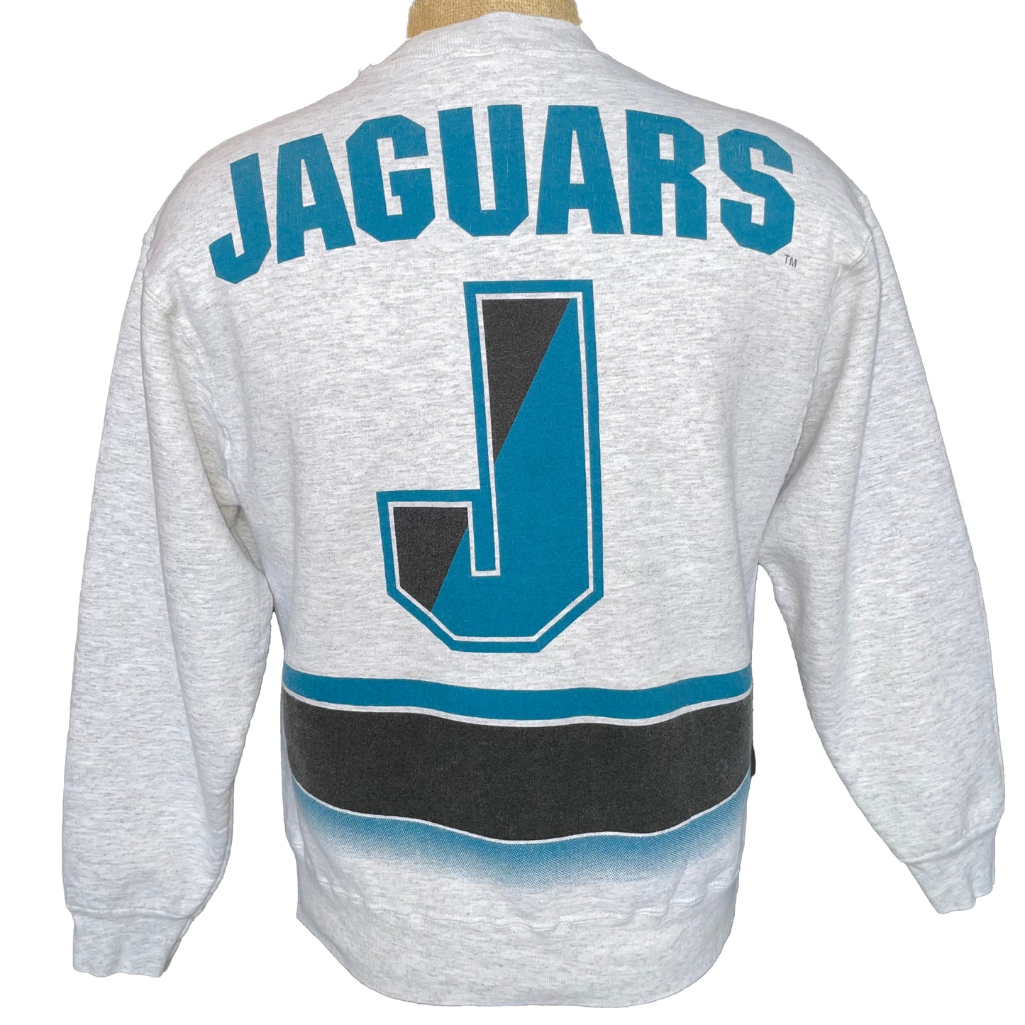 Vintage Jacksonville Jaguars 1994 TWO-SIDED banned logo SALEM sweatshirt size MEDIUM