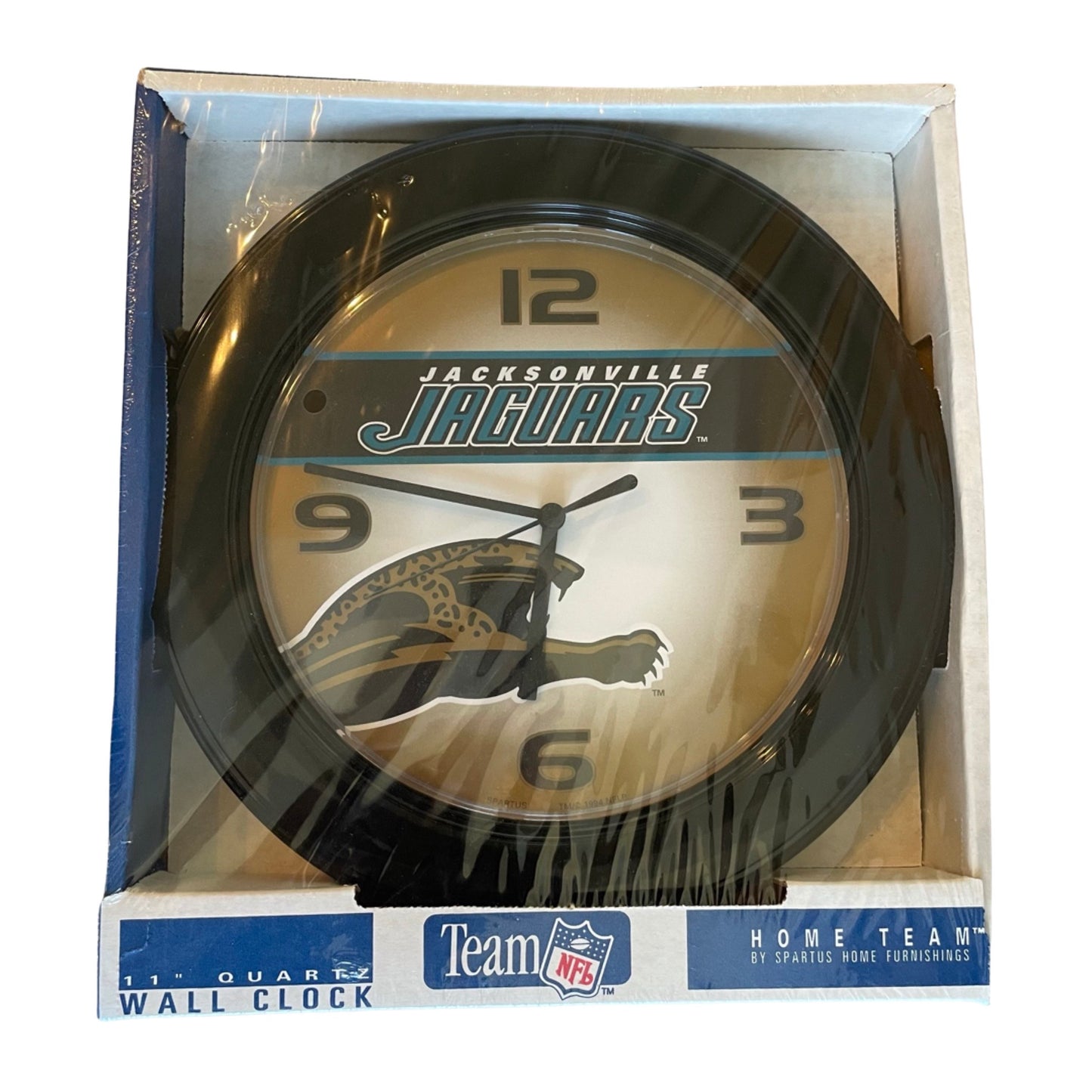 Vintage Jacksonville Jaguars banned logo clock