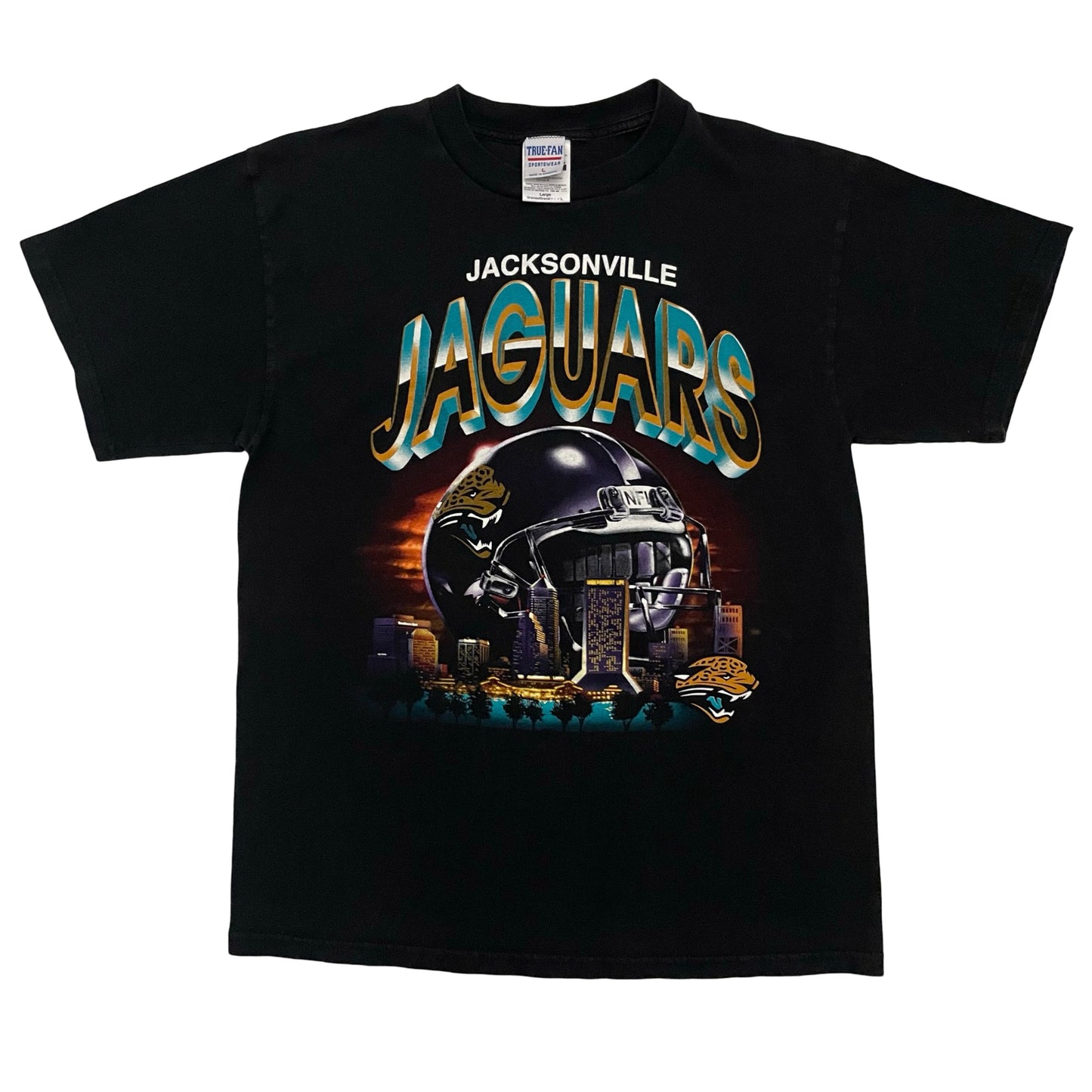 Vintage Jacksonville Jaguars skyline shirt size LARGE