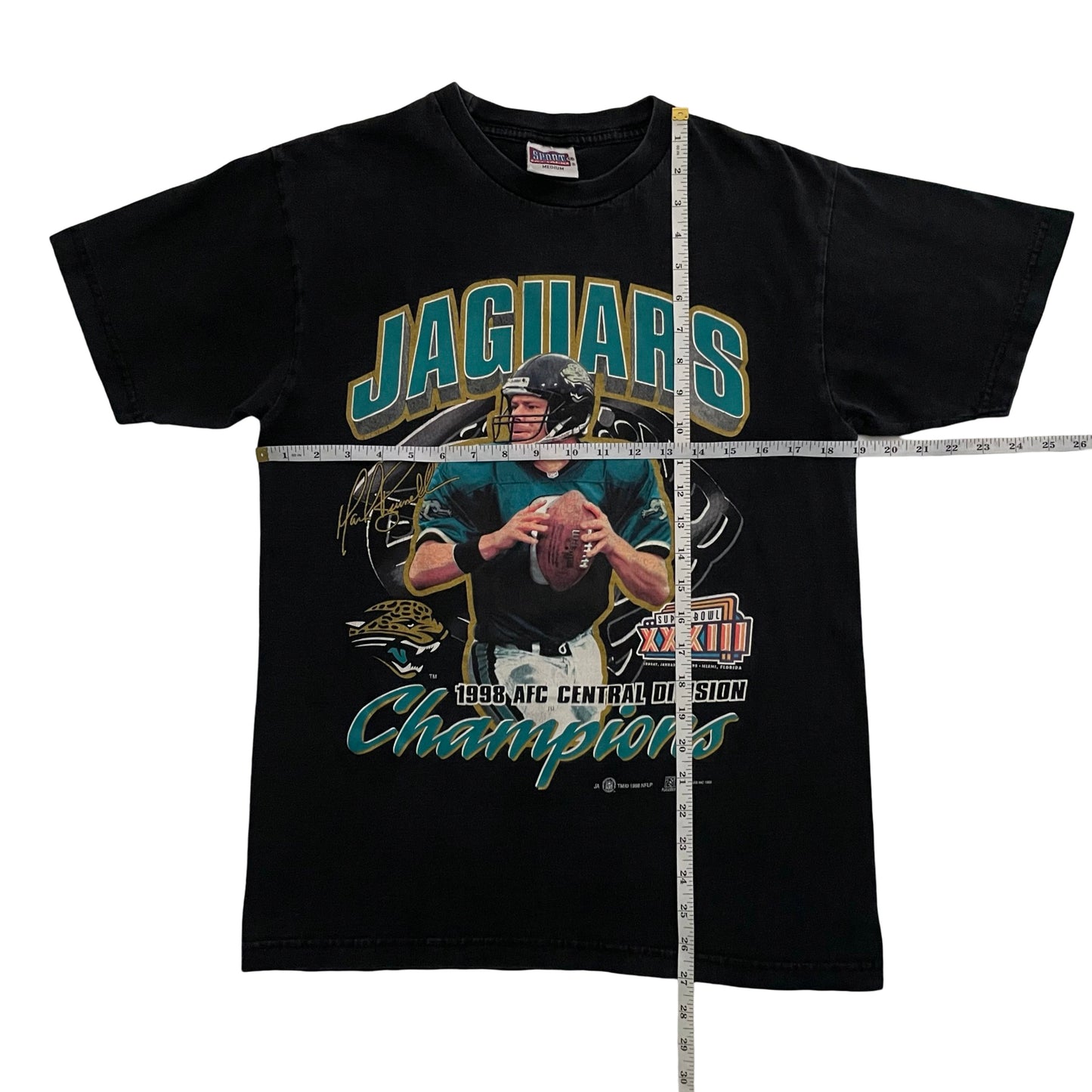 Vintage Jacksonville Jaguars 1998 Mark Brunell shirt size MEDIUM