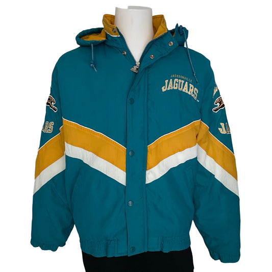 Vintage Jacksonville Jaguars banned logo STARTER jacket size LARGE