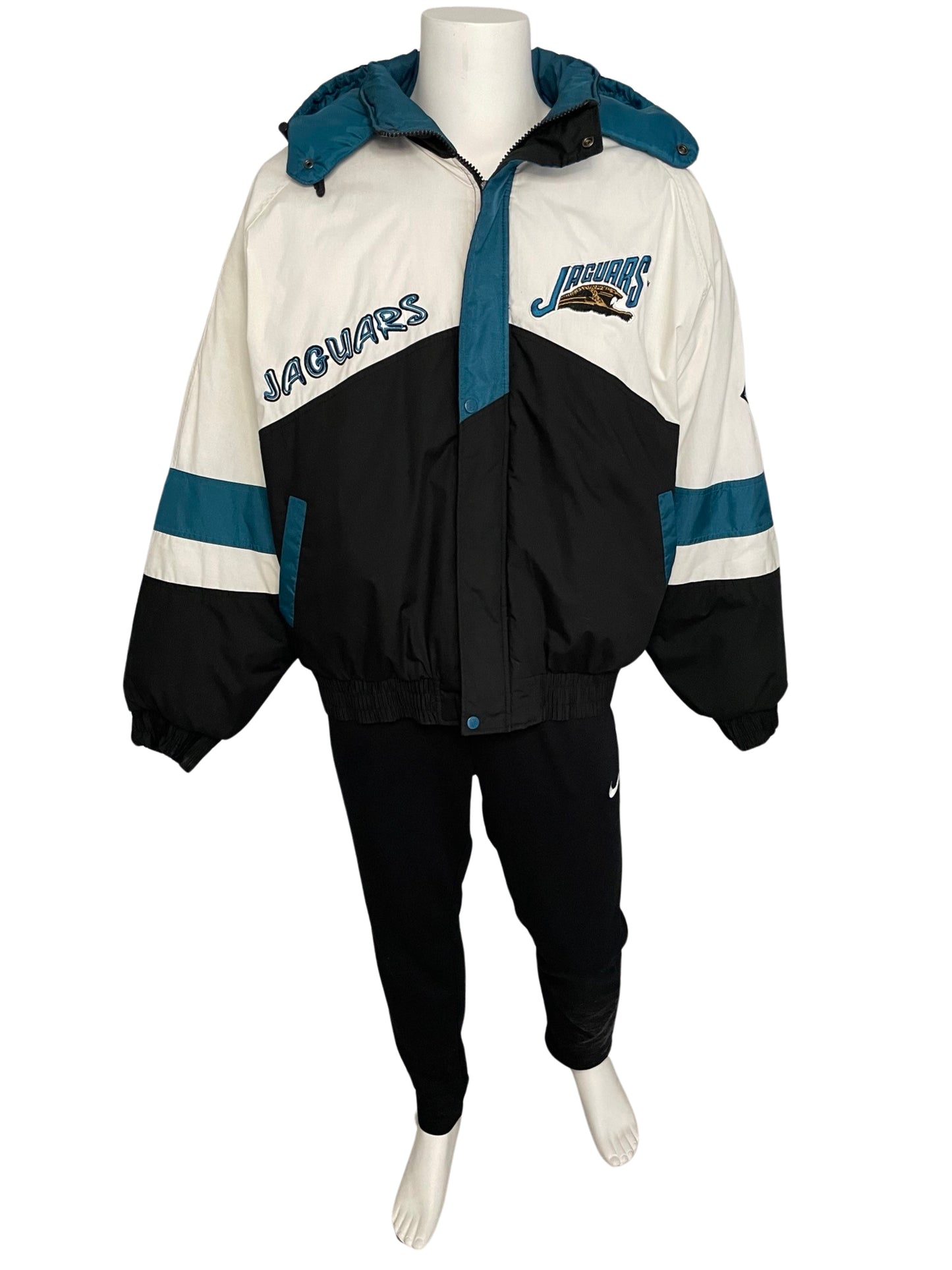 Vintage Jacksonville Jaguars banned logo PRO PLAYER by Daniel Young jacket size 2XL